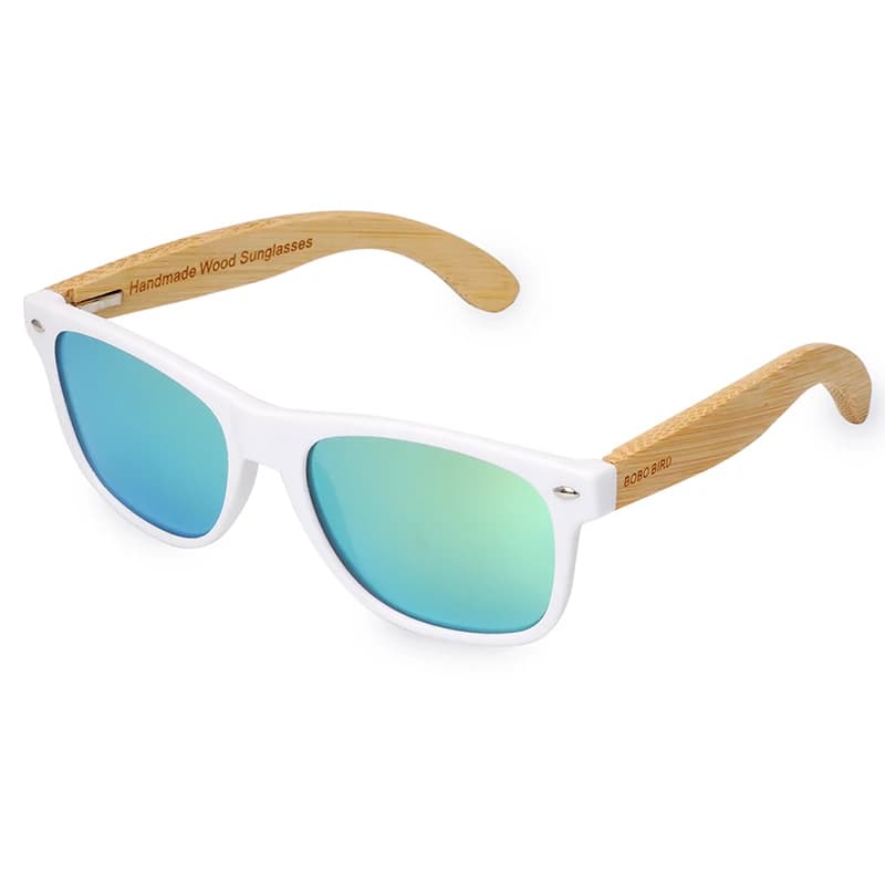 BOBO BIRD lunette soleil femme Simple Handmade Polarized Sunglasses For Women And Men Beach Eyewear With Colorful Lens CG007
