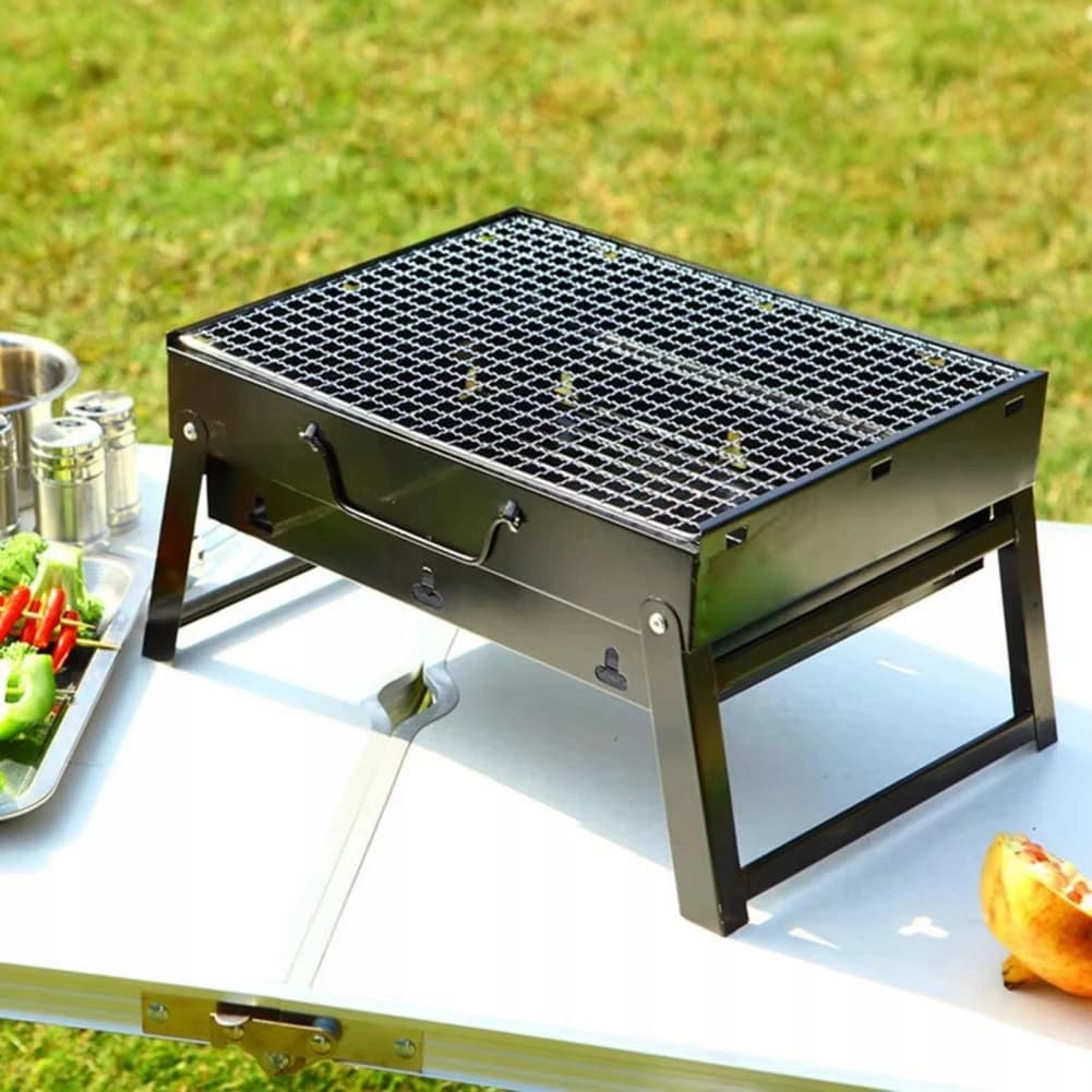 TOURIST charcoal grill 35x27 cm-Camping, Portable, Folding